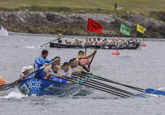 Astillero y Pedreña, durante el Campeonato de Cantabria disputado en Castro Urdiales.