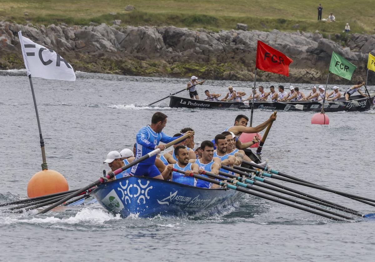 Astillero y Pedreña, durante el Campeonato de Cantabria disputado en Castro Urdiales.