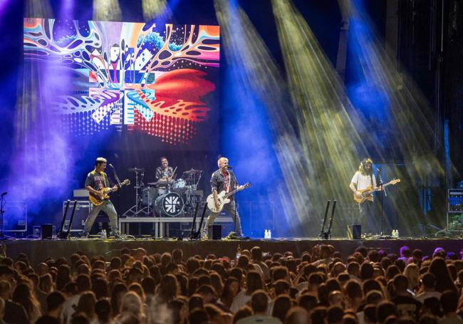 Despistaos ofreció en la noche del viernes un multitudinario concierto.