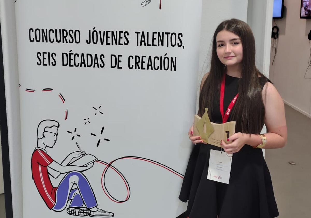 Nerea González Santamaría, alumna de 2º de ESO del Colegio Sagrados Corazones,