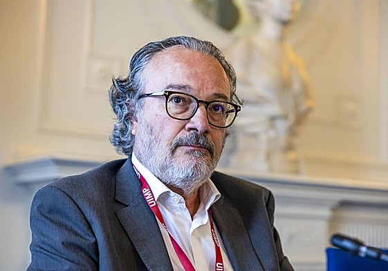 Miguel Ángel Noceda, el lunes en la UIMP.