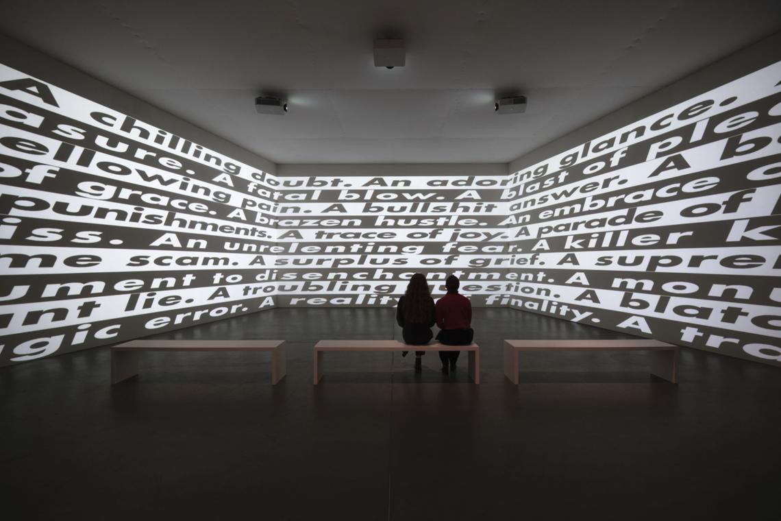 Barbara Kruger. 'No Comment'. Vista de la exposición, ARoS Aarhus Kunstmuseum, Aarhus, 29 de noviembre, 2024–21 de abril, 2025.