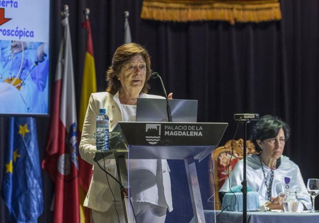 La investigadora María Vallet impartió la lección inaugural.