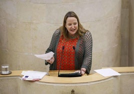 Leticia Díaz, portavoz de Vox.