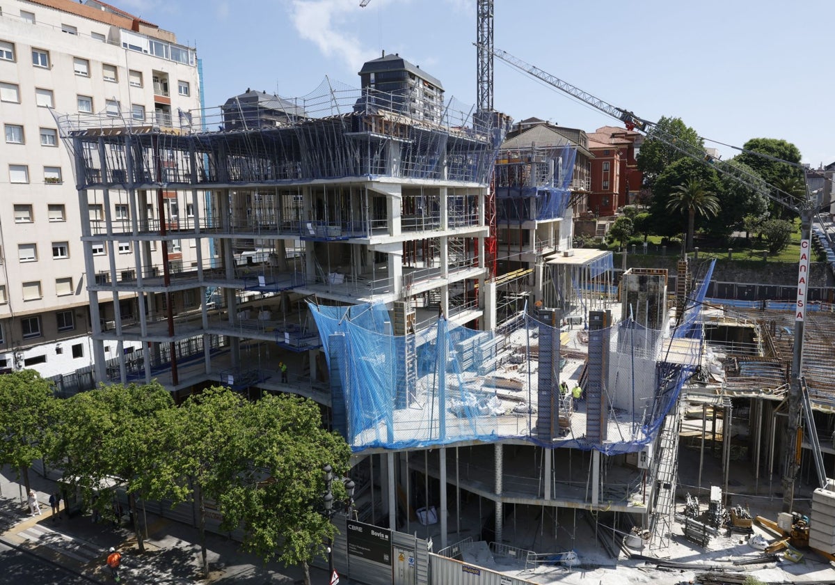 Así avanzan las obras en el Mupac en Santander.