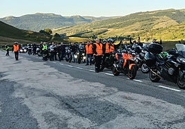 Imagen de los participantes en uno de los puertos.