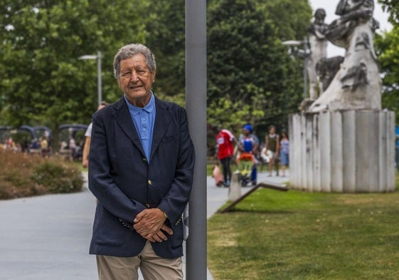 El pensador y exparlamentario Sami Naïr protagonizó en la tarde de ayer uno de los encuentros de la Feria del Libro.