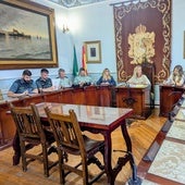 Un momento de la reunión de la Junta de Seguridad Ciudadana.