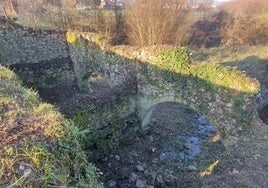 Imagen del molino del Ronzón, en Sancibrián.