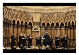 A Cappella, que abre esta noche el nuevo Festival, durante uno de sus recitales.
