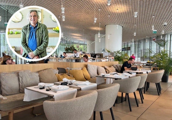 Carlos Crespo es el director de este luminoso café-restaurante.