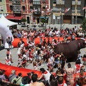 Foto de archivo del encierro infantil de las fiestas de Tetuán.