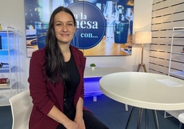 Soraya Conde, en las instalaciones de El Diario Montañés.