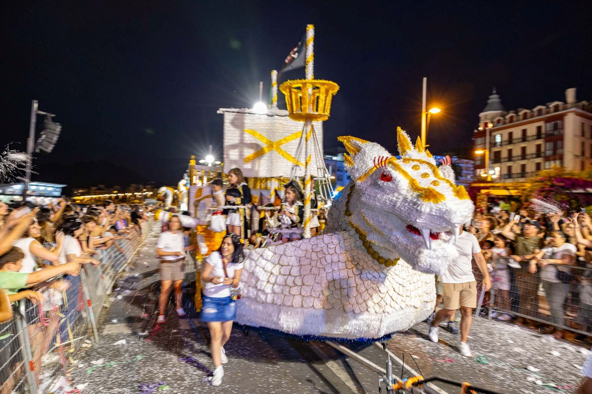 Escalabretó participó por segundo año en el evento con la propuesta del Galeón de la ilusión, que ocupó la quinta plaza.