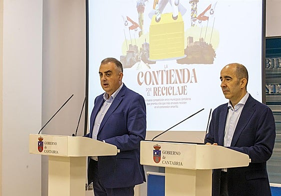 Roberto Media y Fernando Blázquez, en la presentación de la campaña.