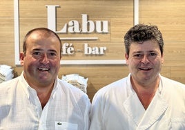 Los hermanos Sergio y Fran Laínz Fernández.