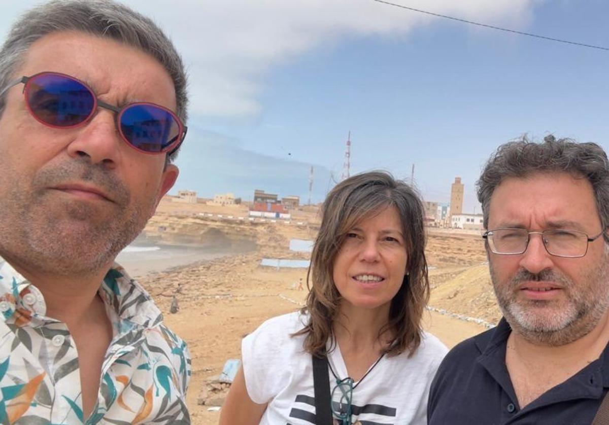 Raúl Conde, Leonor Suárez y Óscar Allende.