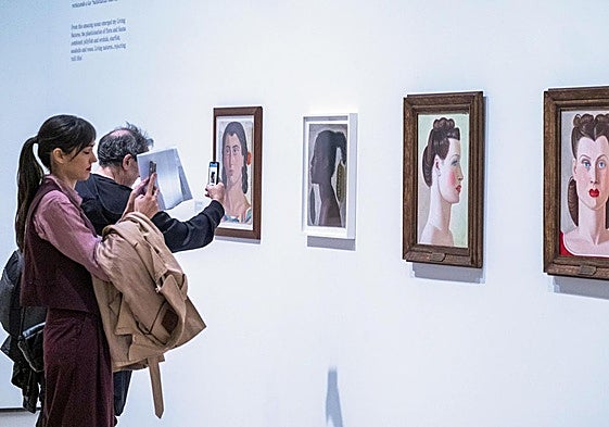 Detalle de la muestra de Maruja Mallo.