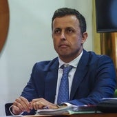 Acayro Sánchez, durante el juicio por el que ha sido inhabilitado durante diez años.