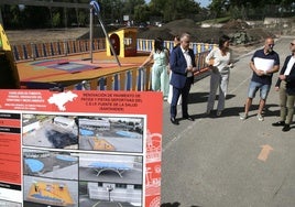 Los consejeros de Fomento y Educación, junto a la alcaldesa de Santander y el director del centro ha supervisado la finalización de estos trabajos.