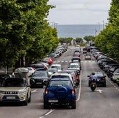 Calle Joaquín Costa, en El Sardinero, donde el Ayuntamiento quiere construir un aparcamiento subterráneo.