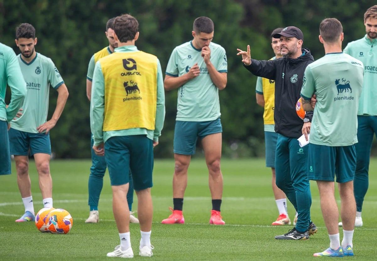 José Alberto en un entrenamiento el pasado mes de mayo