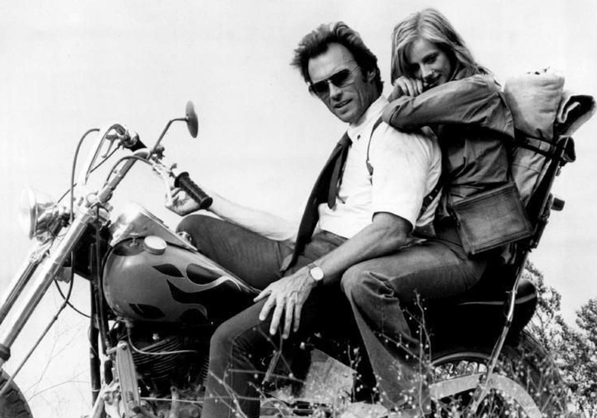 Clint Eastwood y Sondra Locke.