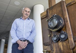 José Miguel López-Higuera, hace unos días, en la sede de El Diario Montañés.