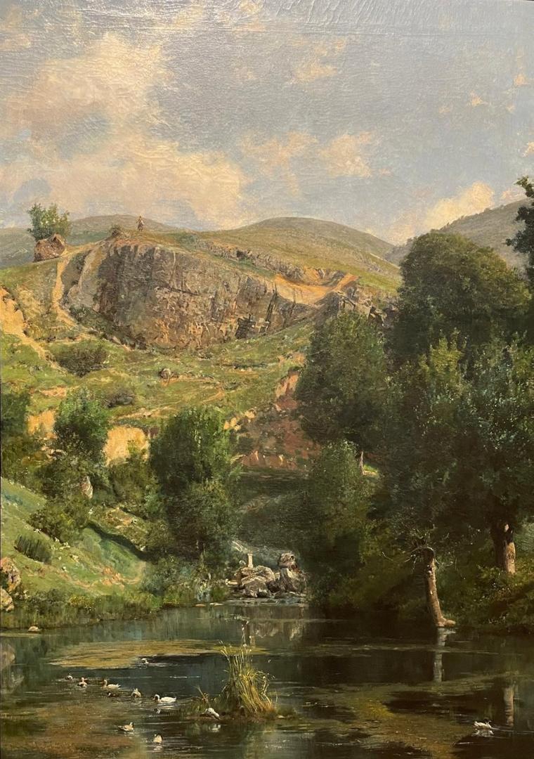 Imagen - 'Nacimiento del río Ebro'. 1886, obra de Casimiro Sainz.