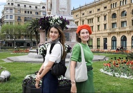 Valentina Suárez-Zuloaga y Margarita Ruyra de Andrade.