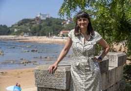 María González Veracruz, ayer en La Magdalena, donde acudió a participar en los cursos de la UIMP.