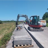 Obras de adecuación de la senda peatonal y ciclable de Helgueras.