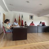 Un momento de uno de los últimos plenos de Liendo.