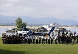 La presentación del dispositivo de verano celebrado esta mañana en la península de la Magdalena.