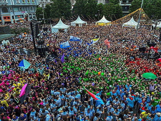 Así ha sido el chupinazo de la Semana Grande de Santander
