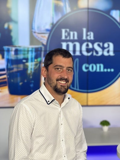 Víctor García, en las instalaciones de El Diario Montañés.