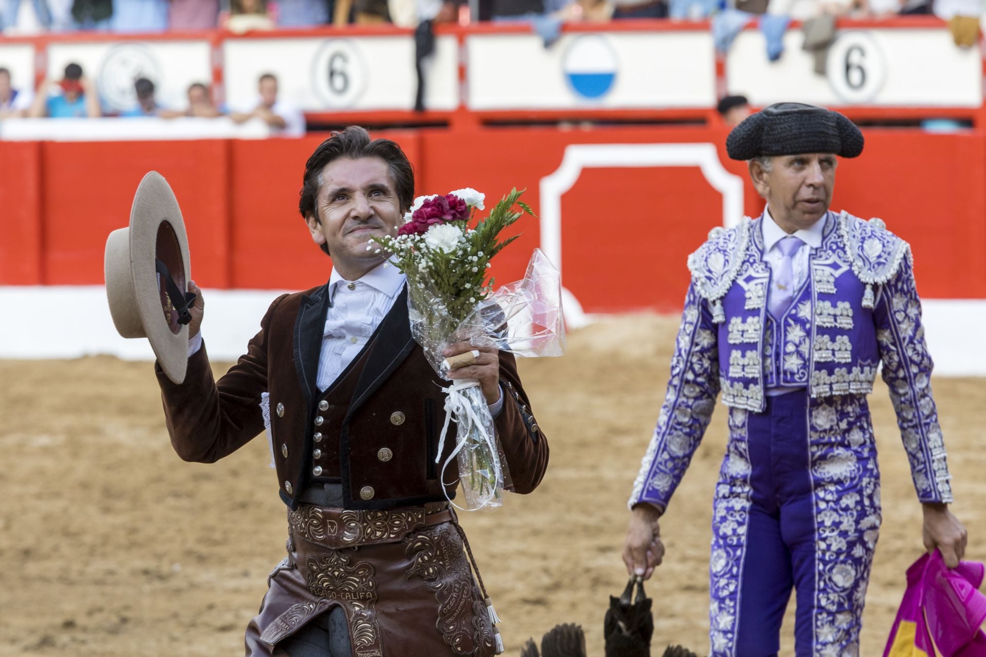 Diego Ventura durante la vuelta al ruedo.