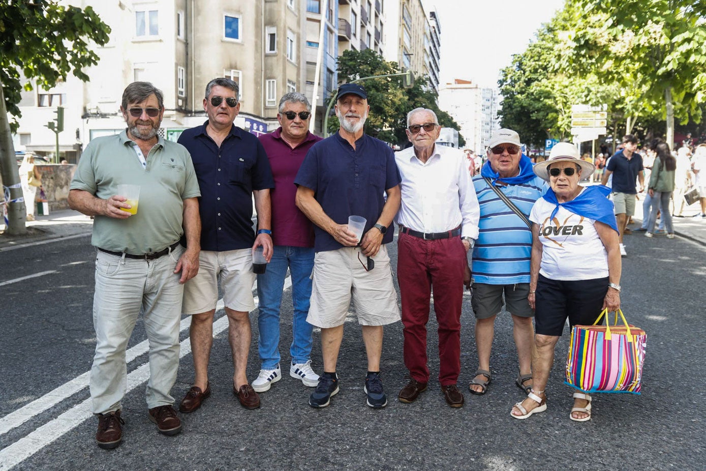 Germán Castañeda, Roberto Victoredo, José Antonio González, Roberto Salas, Jesús Arciniega, Daniel Angulo y María Luisa Huerta.