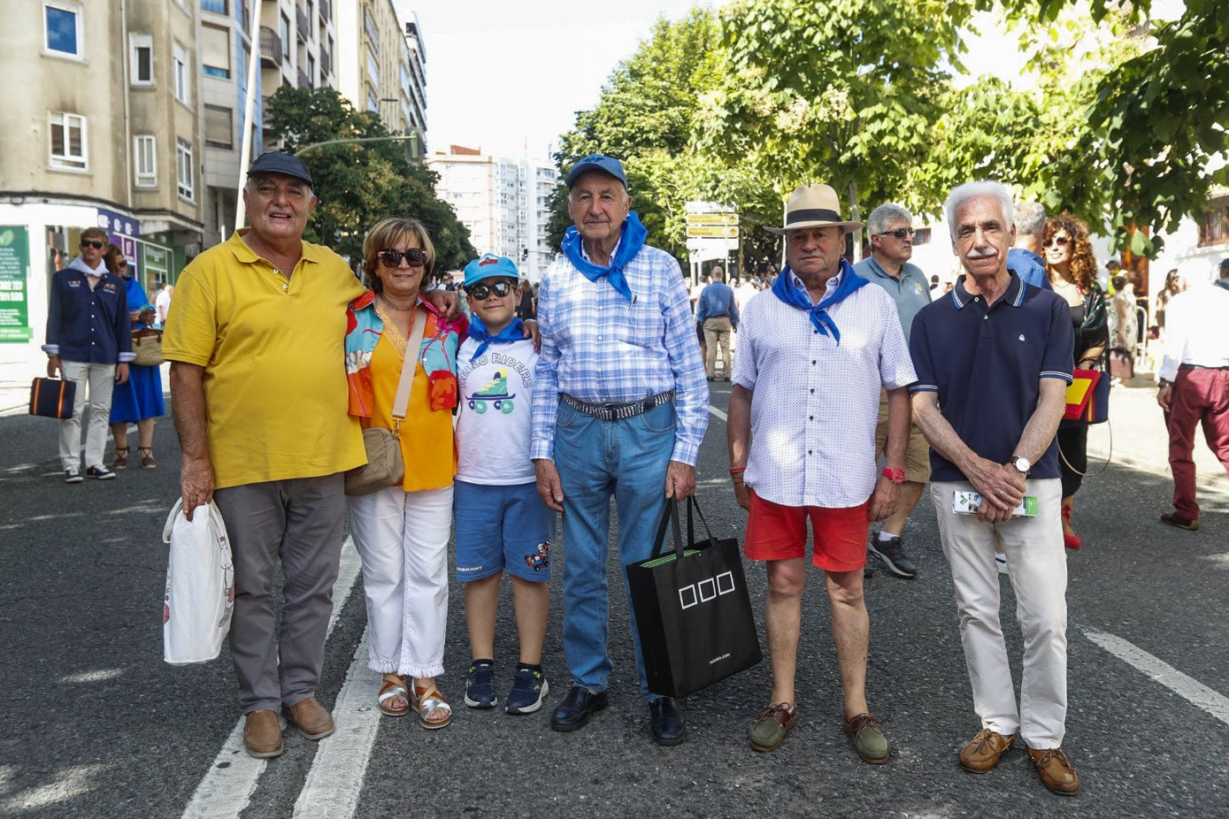 José Luis de la Granja, Pilar Velarde, Manuel Ortiz Fernández, José Luis Ortiz Fernández, Santiago García y Antonio Molina Gutiérrez.