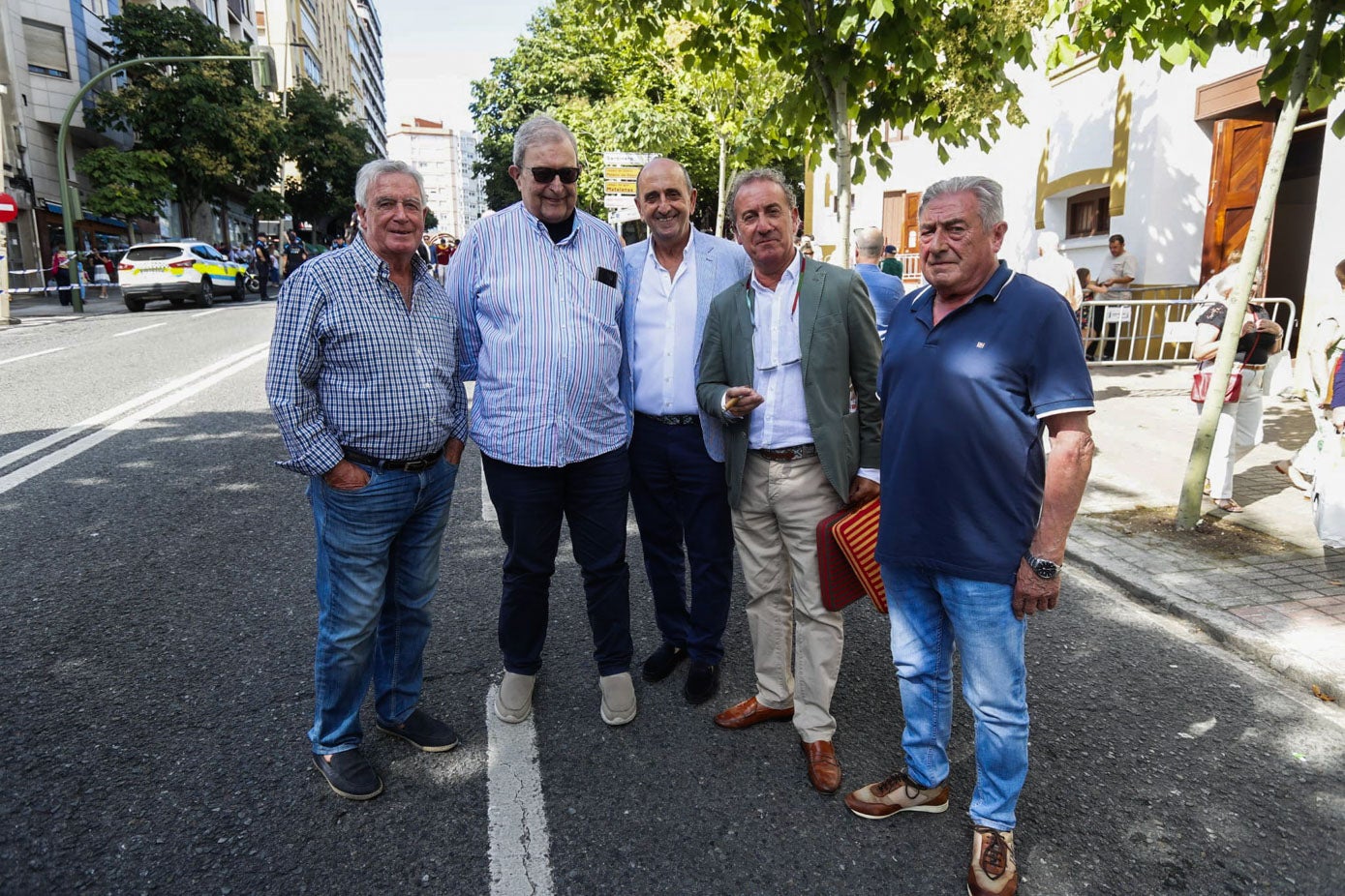 Miguel Fuentes, Antonio Sainz, Curro de la Vinta los Conejos, Juanmi Pereda y Manolo García.