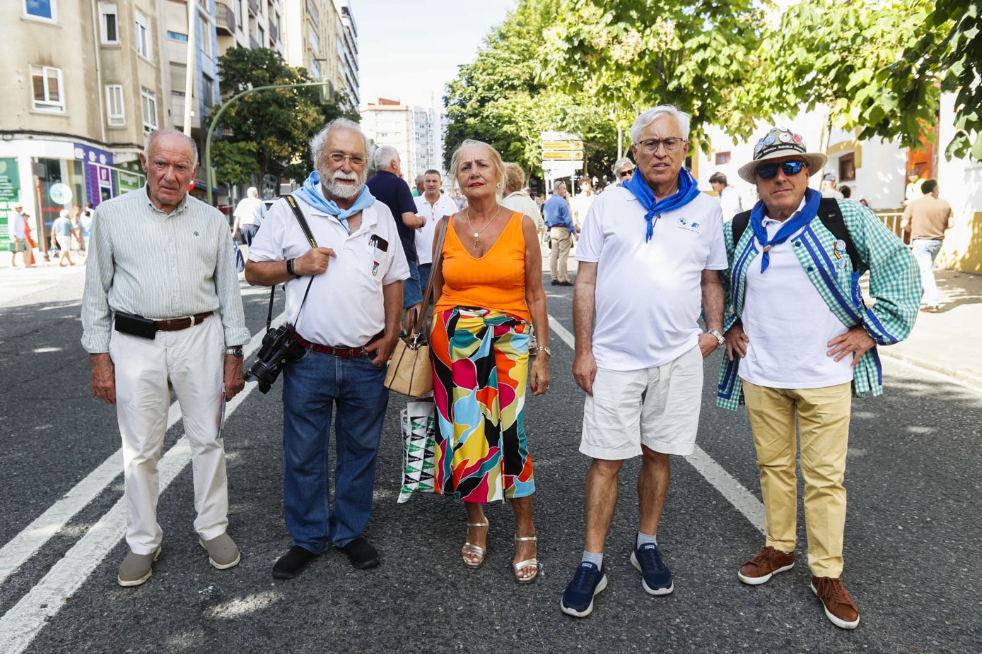 Fernando Díaz Abascal, Ángel López, Trini Mantecón, Jesús Vallejo y Cacho Mazo.
