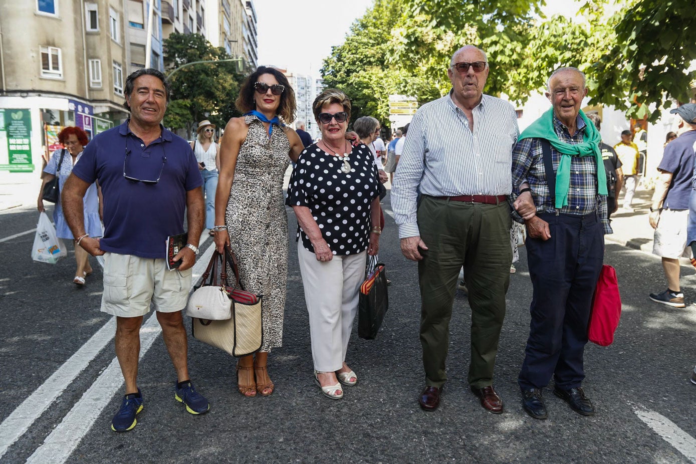 Carlos Alonso, Isabel Toledano, Isabel Gutiérrez, Francisco Poves y Ricardo Sánchez de Salamanca.