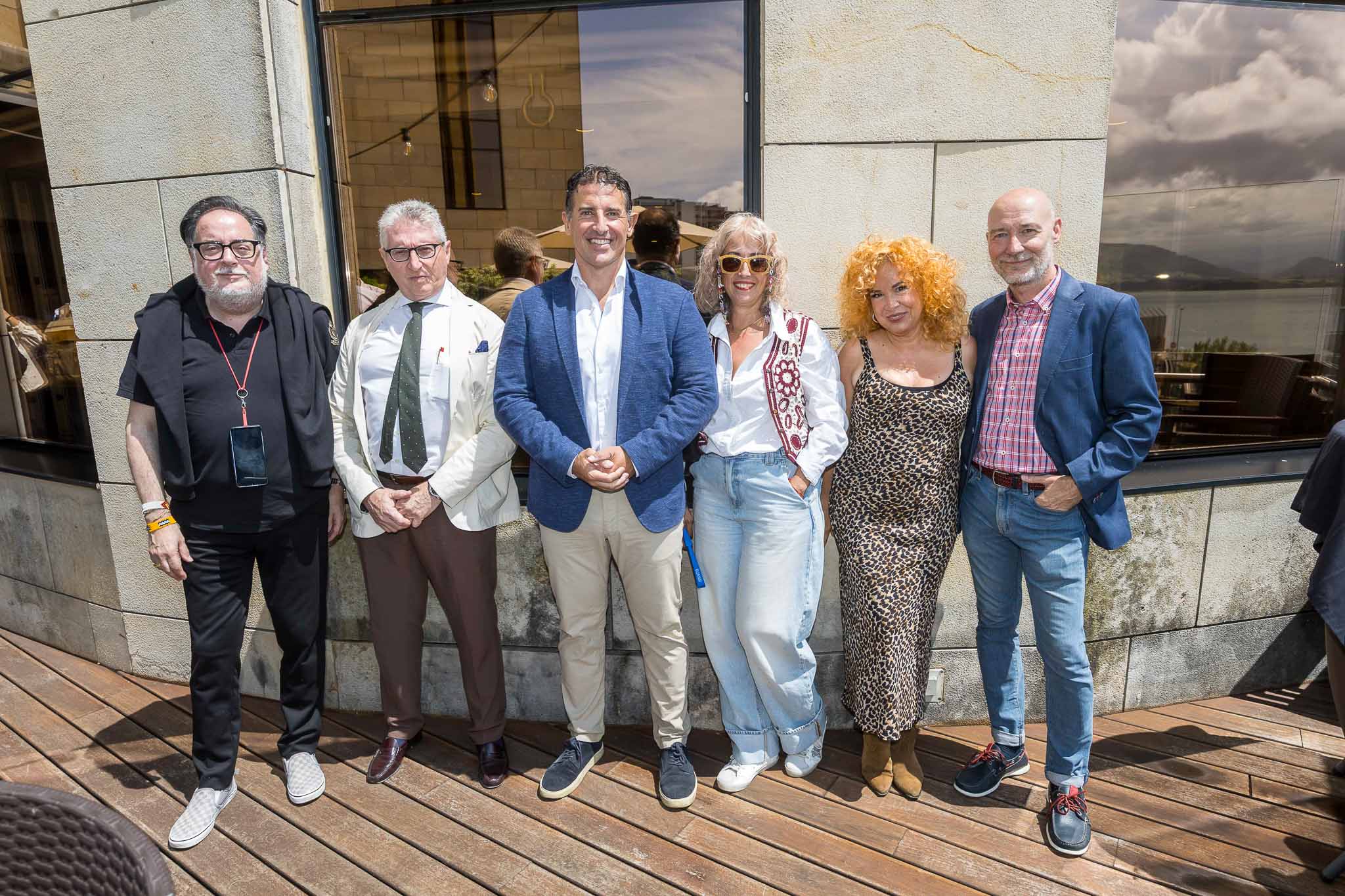 Miguel Rincón, Pedro Prada, Emérito Astuy, Lucía Reguilón, Sandra Bedia y Miguel Ángel López.
