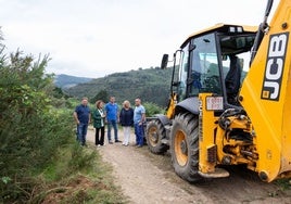 Visita de Susinos a Cieza para comprobar la marcha de varios proyectos de mejora de caminos.