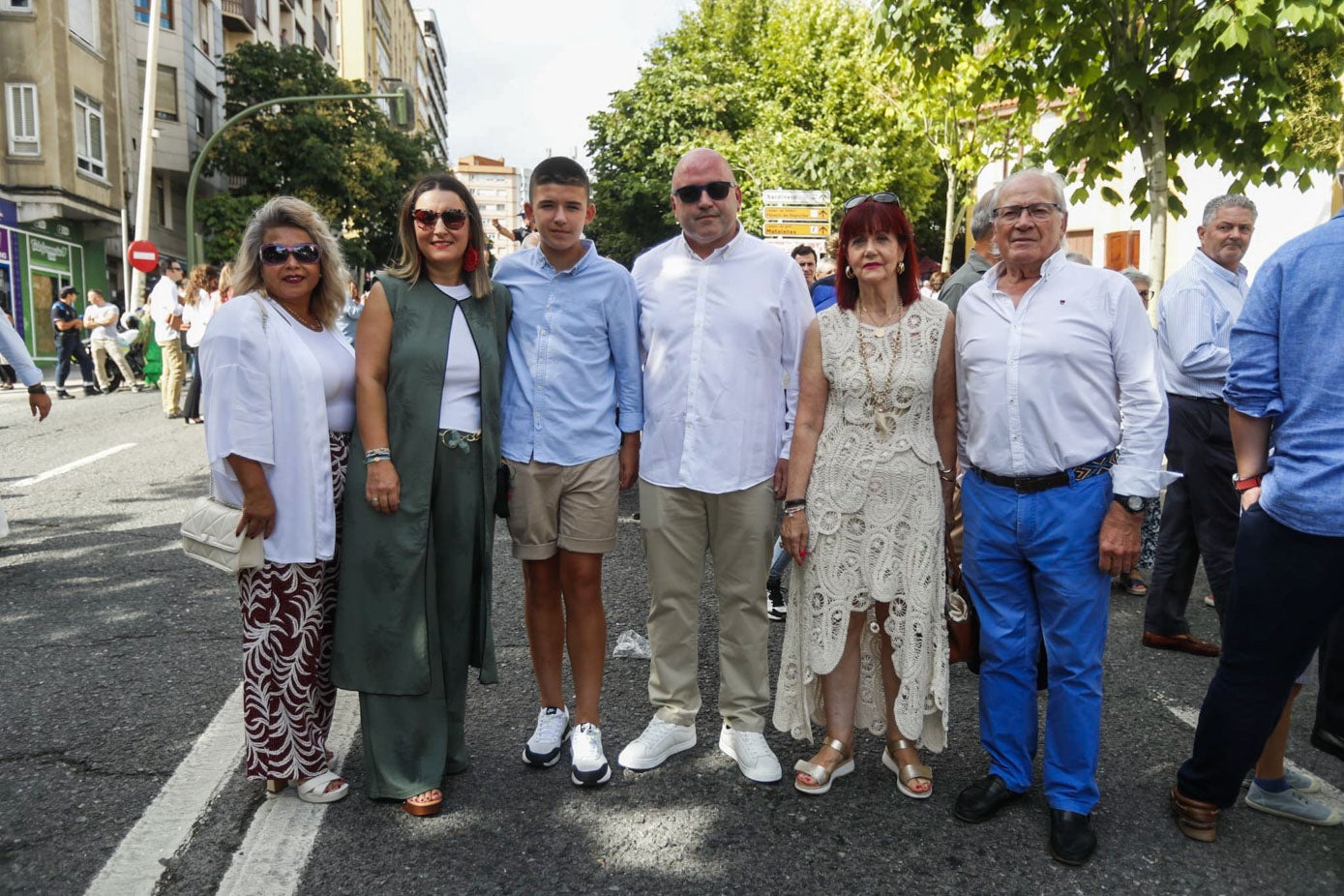 Marisa Barcia, María Dosal, Hugo Pando, Rubén Pando, Mariluz Herrera y Ramón Mendoza.