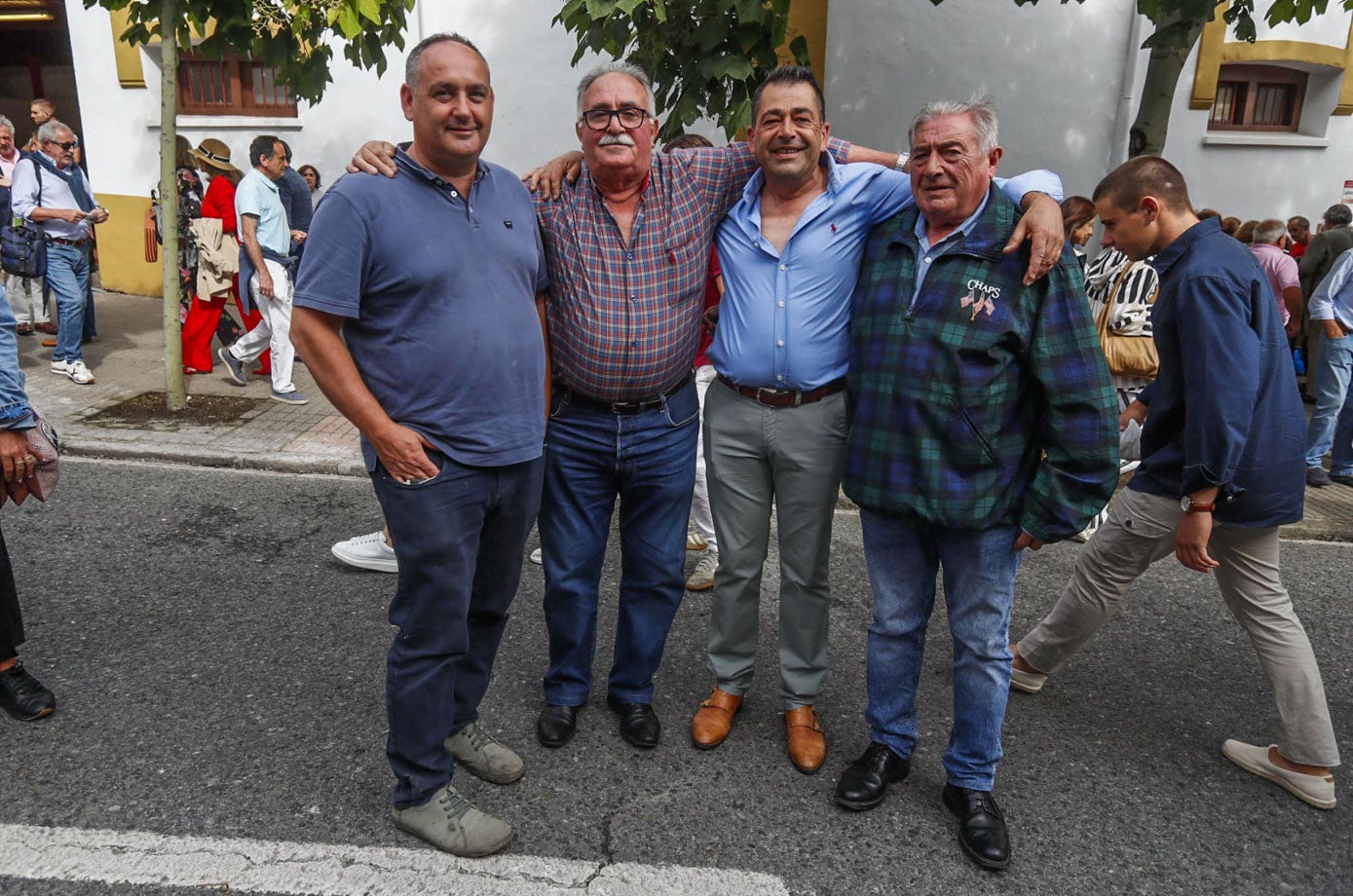 José Luis Fernández, Agustín González, Oscar Carrasco y Manolo García.
