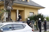 Policía Nacional en un intento de okupación en Tanos, en agosto de 2024.