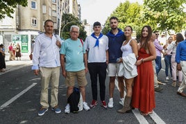 Juan Pedro Culebra, Manuel Culebra, Raúl García, Antonio Culebra, Rocío Culebra y María Culebra
