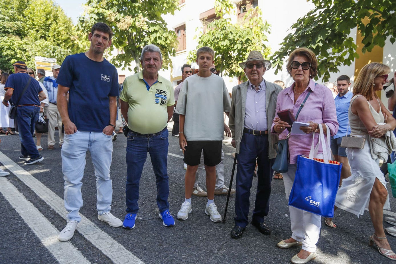 Antonio Gómez, Jesús de la Riva, Manuel Delgado, Modesto Chato y Pilar Carral.
