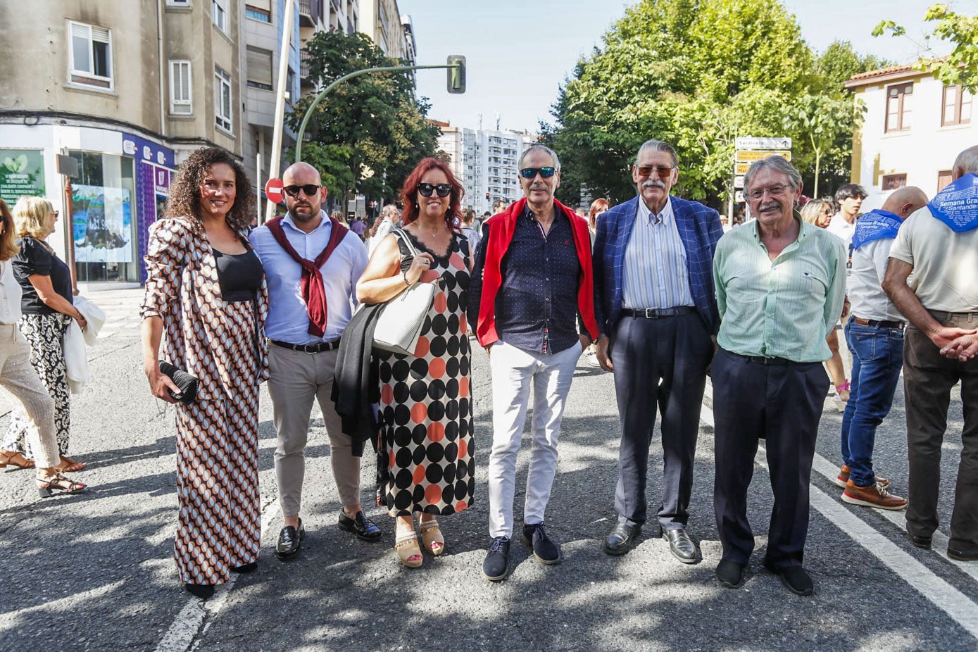 Ángela Gómez, Christian Villegas, Eva María López, Vidal Fernández,Manolo Martínez y Constantino Álvarez.